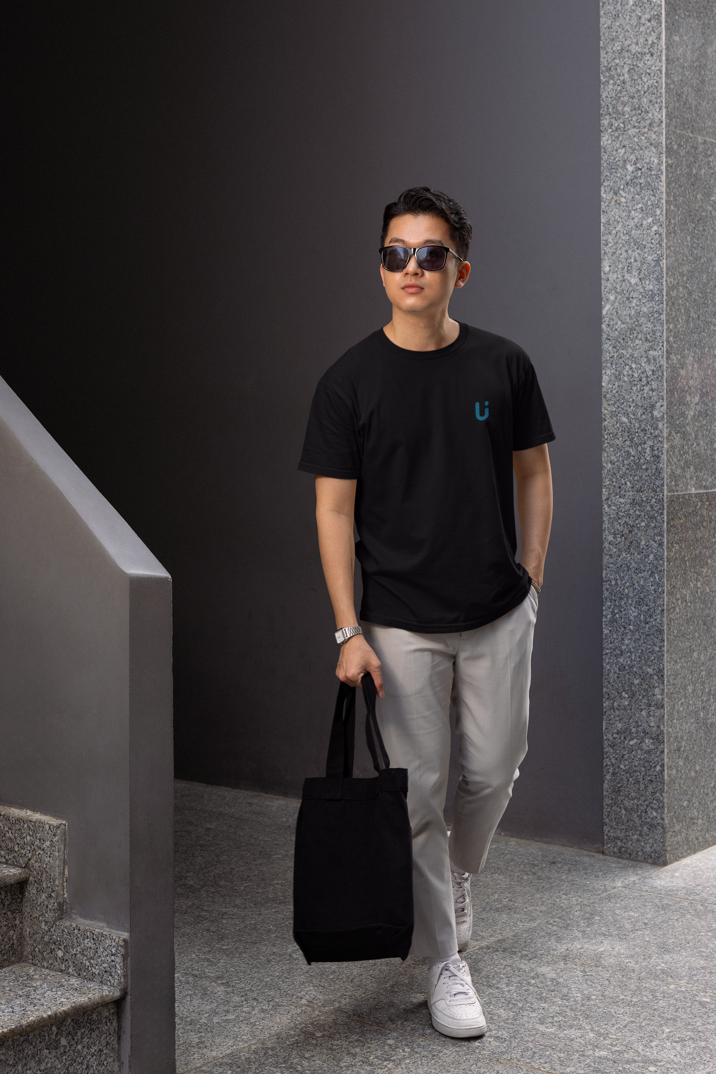 Black Classic Fit Regular T-Shirt