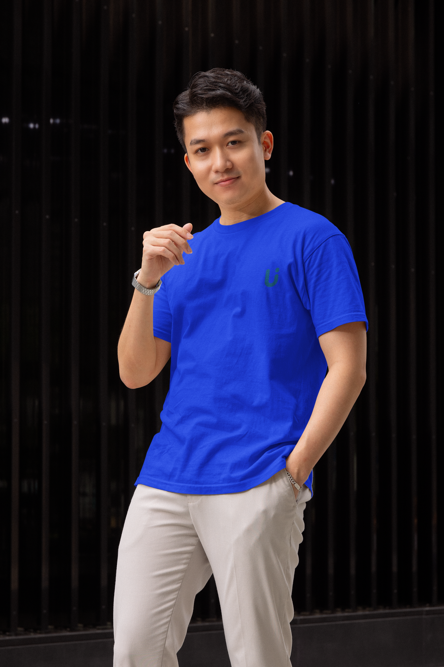 Royal Blue Classic Fit Regular T-Shirt