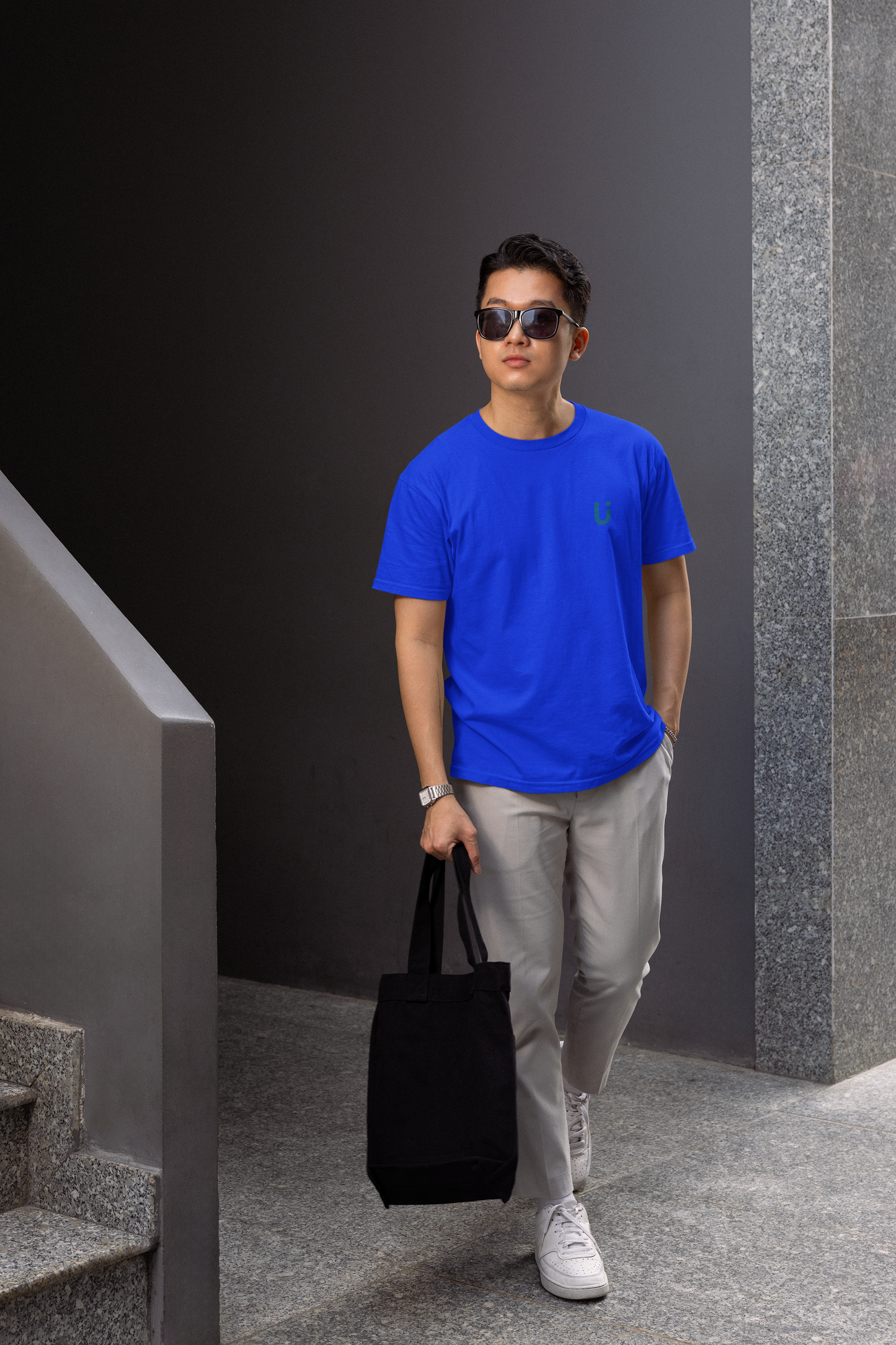 Royal Blue Classic Fit Regular T-Shirt