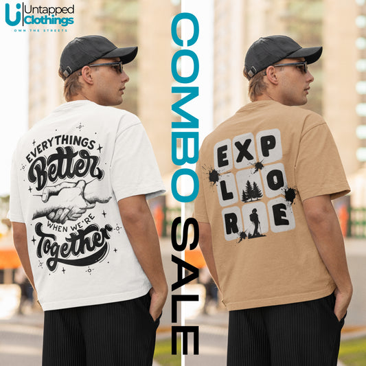 Oversized Tees - Pack Of 2